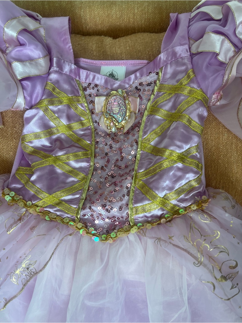Repunzel dress Disney size 4 tangled - Picture 3 of 10